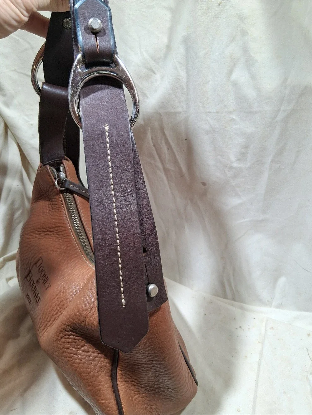 Vintage Dooney and bourke all pebbled leather hobo